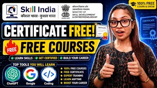 🔥 Skill India Digital: FREE Courses + FREE Certificate | Complete Guide
