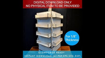 4-sided 4 tier 16 pockets Rotating display stand 4 Layers Rotatable Display Stand