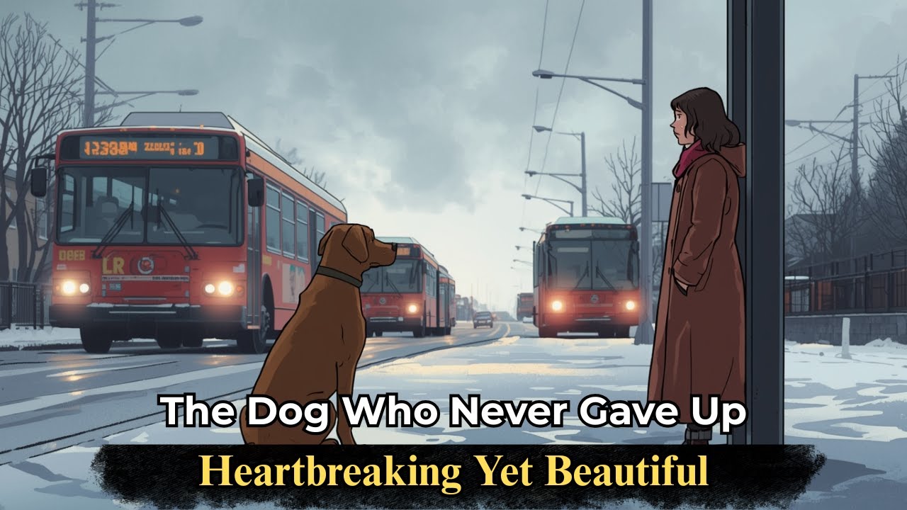 The Dog Who Waited Every Day at the Bus Stop Heartbreaking Story ...