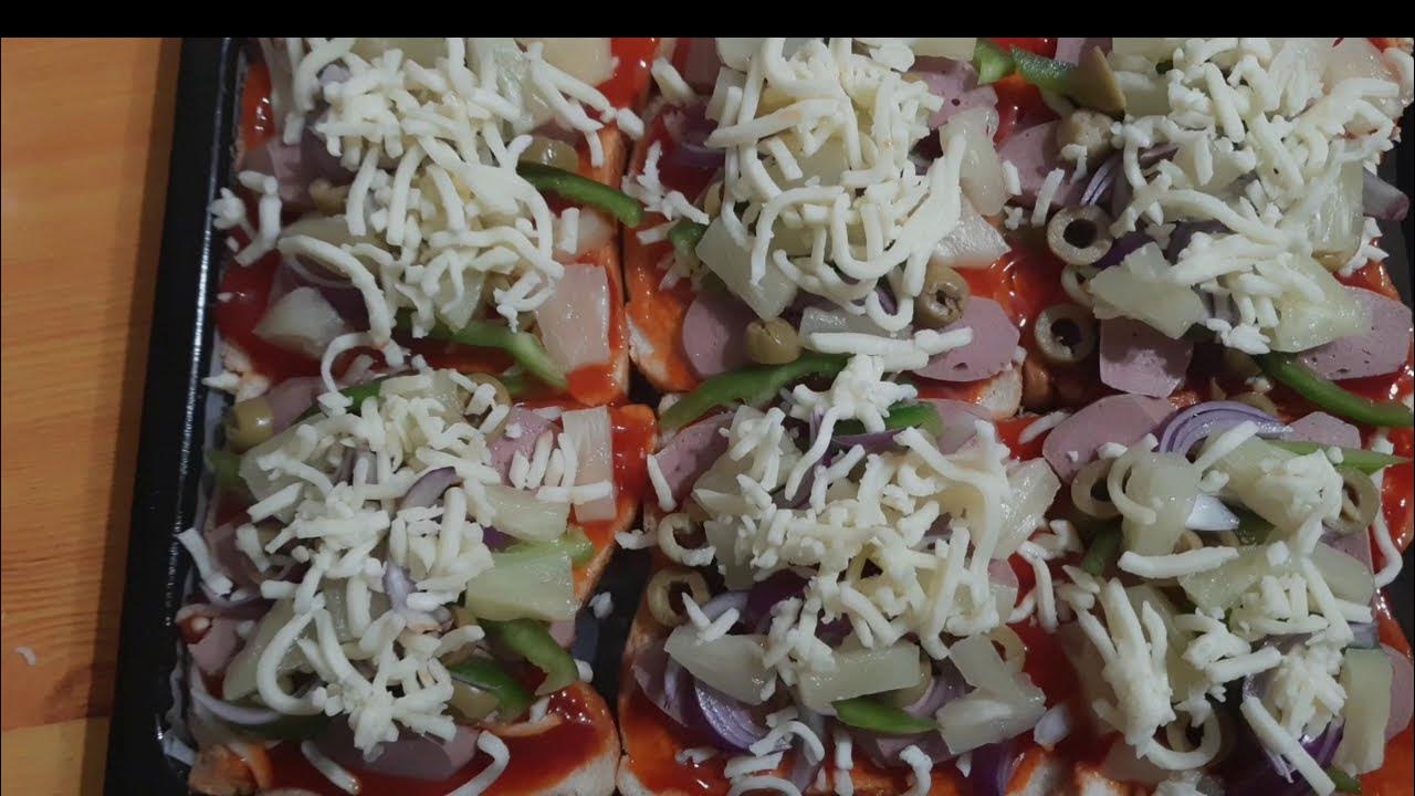 How To Make Pizza Using BreadHome Made Pizza Ideas .. YouTube