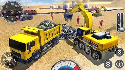 JCB Simulator: JCB Games 2024 - Railway Construction Simulator 3D - Android Gameplay #3