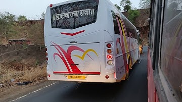 Overtaking by MSRTC bus
