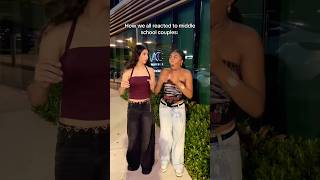 middle school couples 🤭 @YoMariah @yoangelolo @JennyHoyos #shorts #relatable #funny #pov #couple