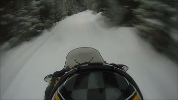 GOpro HD snowmobile polaris 2011 800 jump  720p 60fps