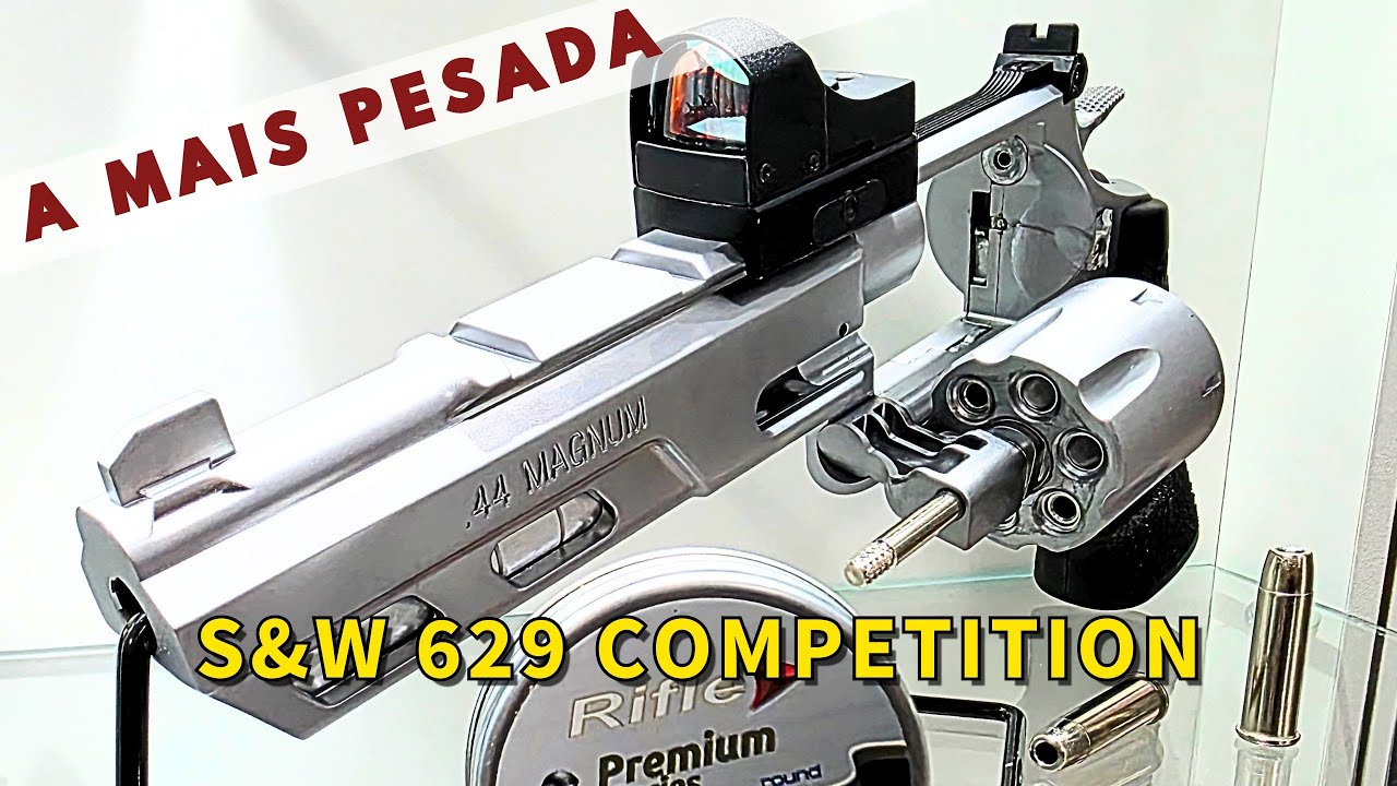 Revólver de Chumbinho Smith Wesson 629 Competitor 4.5mm Co2