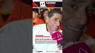 Presidential debate: Carlos Álvarez of the Country for All Party