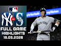 New York Yankees Vs Seattle Mariners Full Game Highlights May 16, 2026 MLB Season 2026