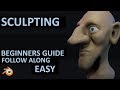 Sculpting | Beginner Follow Along Tutorial | Easy | Blender 2.8