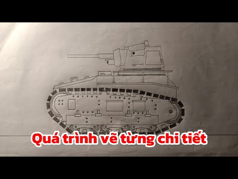 Cách vẽ xe tăng Leichttraktor trong HomeAnimations