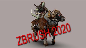 Orc Rider - Zbrush model