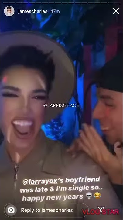 larray and james charles new years kiss *ONE YEAR ANNIVERSARY* - YouTube