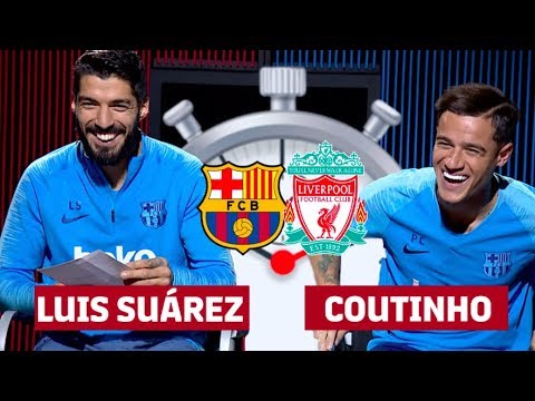 Download 7 SECOND CHALLENGE BARÇA-LIVERPOOL | Luis Suárez & Coutinho