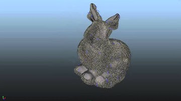 Hairy Stanford bunny