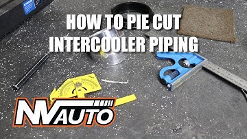 How to pie cut intercooler piping