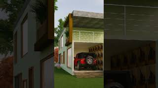 #viral #youtubeshorts #interiordesign #3d #architecture #bunglow #realestate