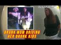Drunk Mom Arrested for DUI After Driving her Drunk Kids Home from a Party