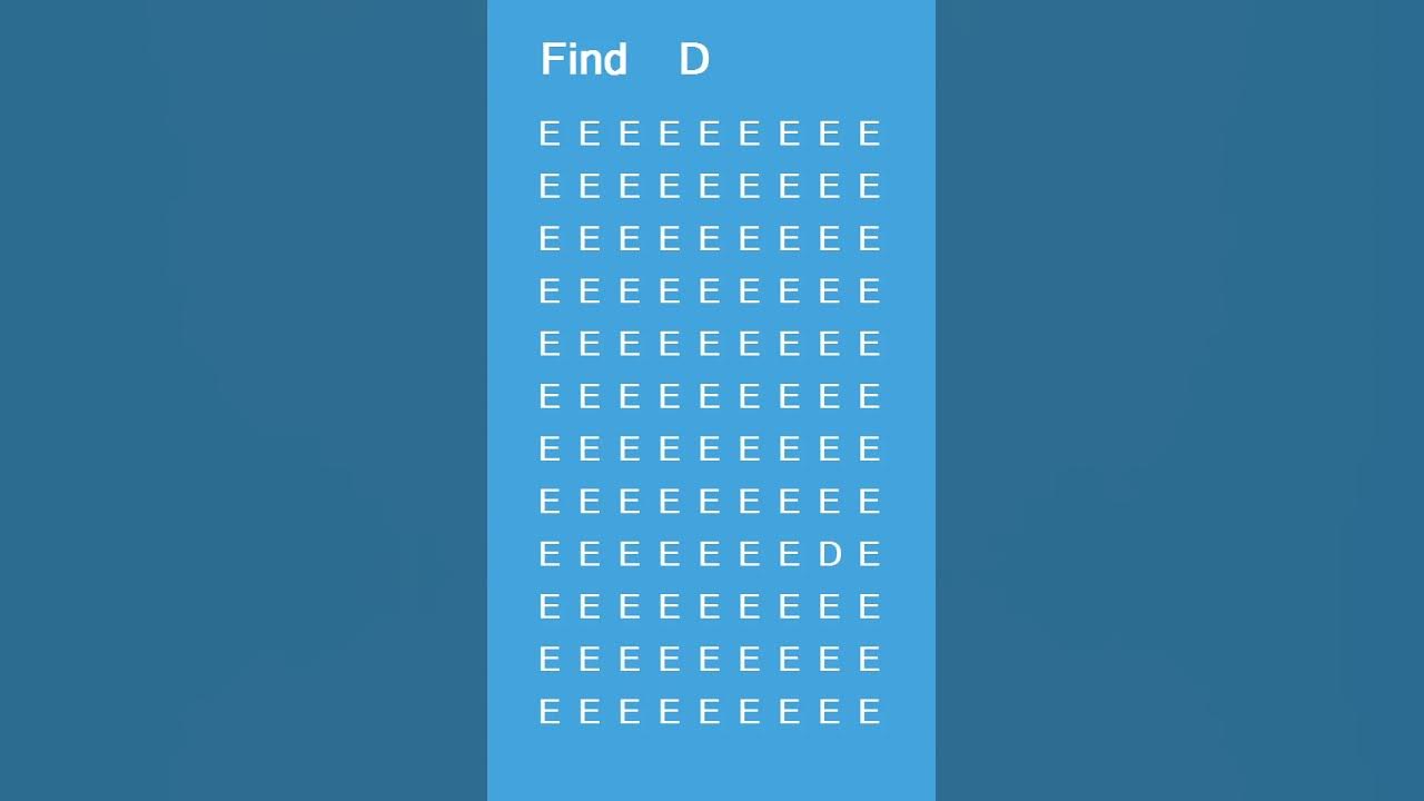 Find me puzzle find the different number shorts viral trending 