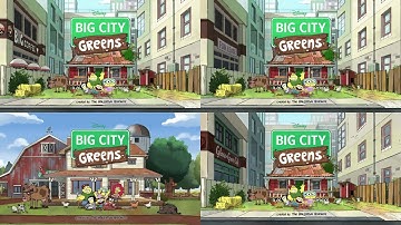 Big City Greens Intro Comparison (S1-4)