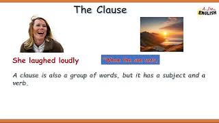 The Phrase and the Clause | High School English Grammar & Composition #phrase #clause