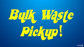 Bulk Waste Pickup