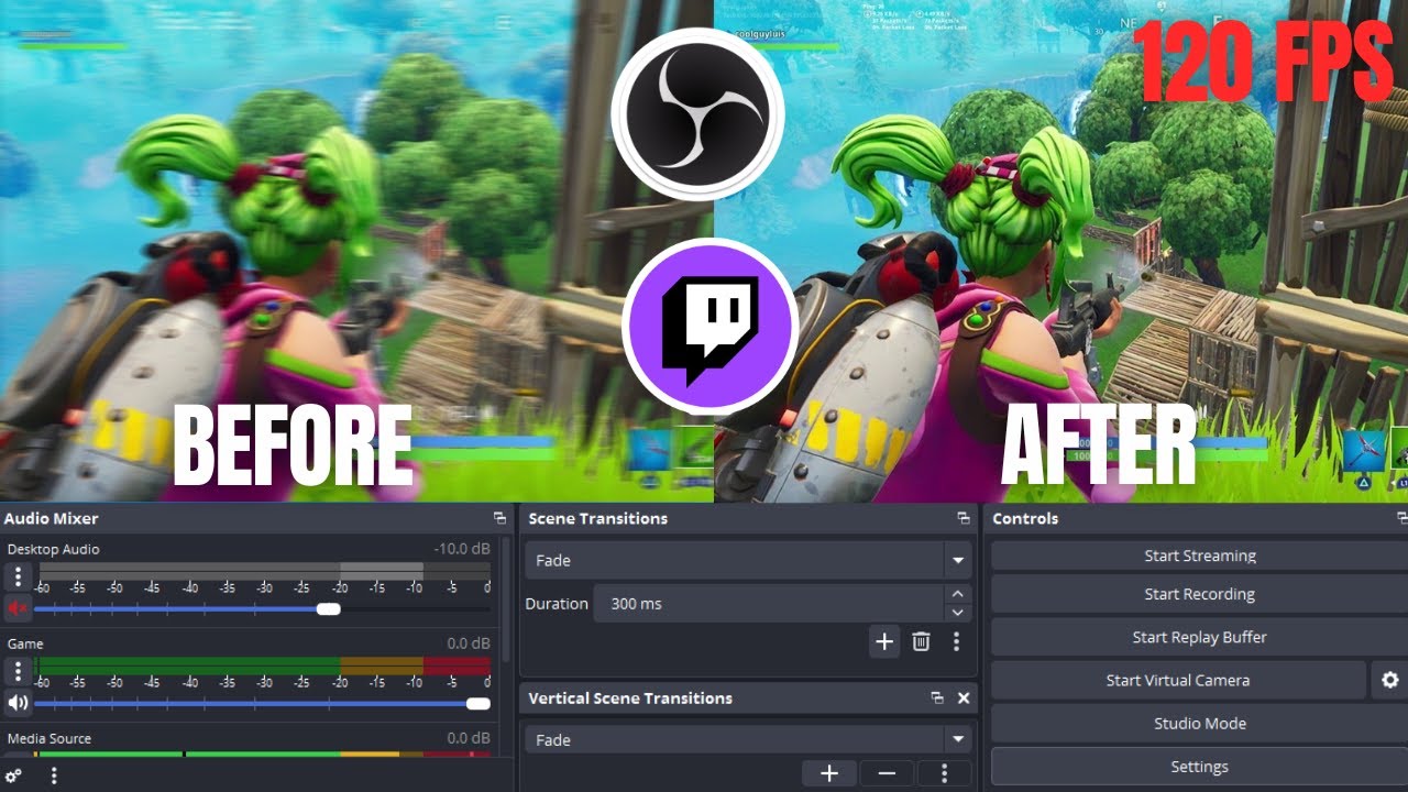 How to Stream at 120 fps on Twitch - YouTube
