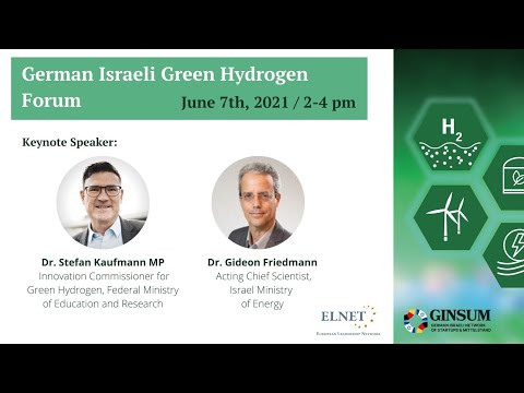 German Israeli Green Hydrogen Forum