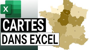 Comment créer une carte géographique dans Excel (pays, région, département) facilement ? 🌍