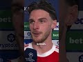 “We love them. We are with them” ❤️ Declan Rice on Gabriel and Eze 👏
