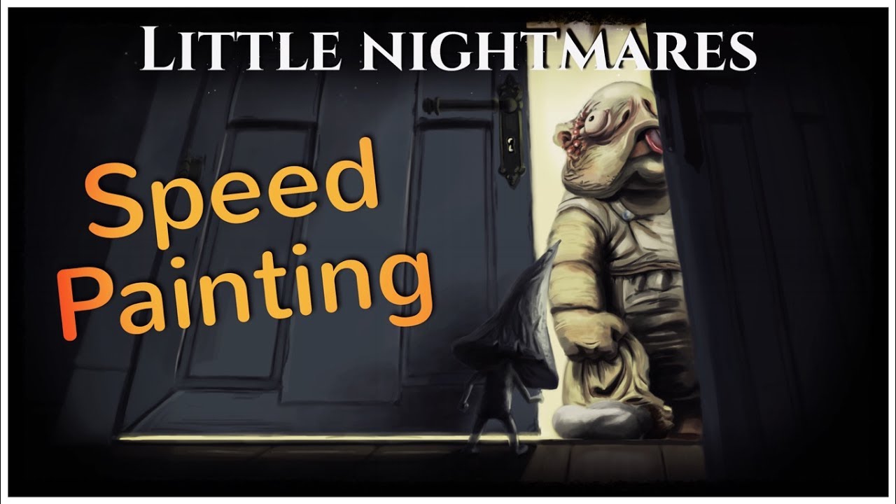 Little Nightmares - The Chef Unmasked Speed Drawing) dideo