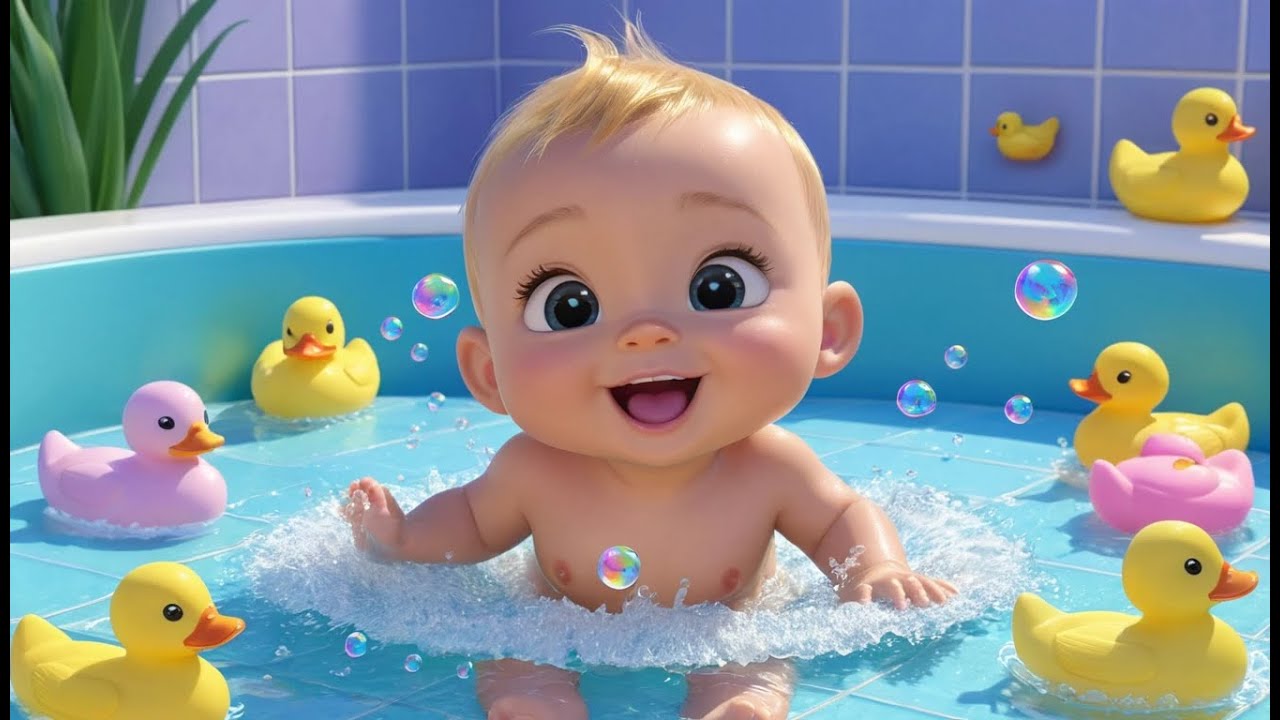 Bath Time | Fun and Playful Song for Kids | Nursery Rhymes & Kids Songs ...