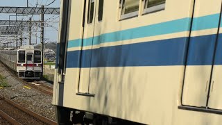 【8184Fとすれ違い】東武10000系10030型11637F+11442F 普通池袋行 高坂～東松山通過【4K】