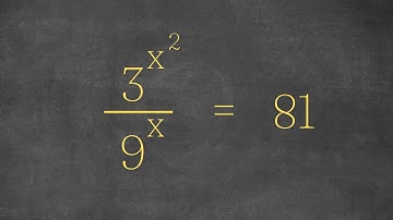 A Nice Exponential Equation