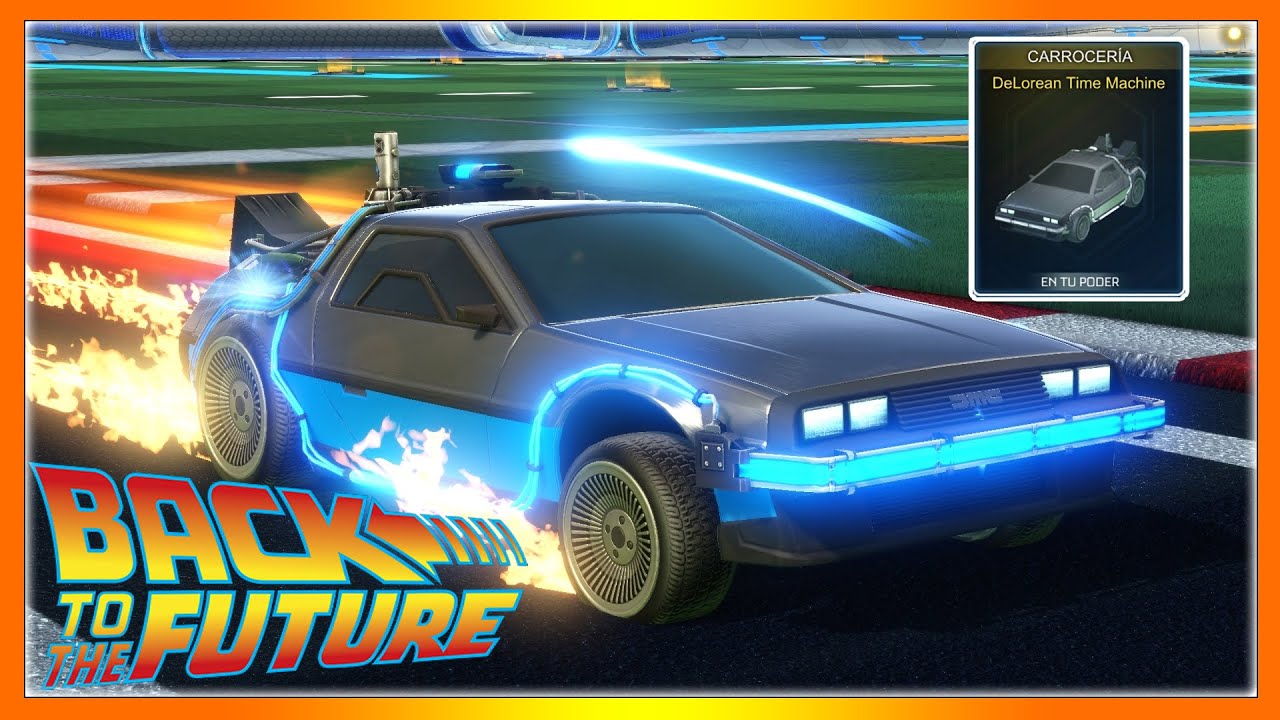 ESTE COCHE TIENE EFECTOS EXCLUSIVOS ? QUE NUNCA VISTE ANTES PROBANDO EL DELOREAN EN ROCKET ...