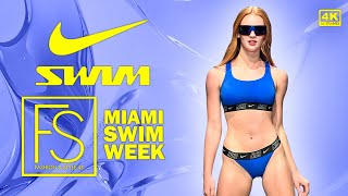 NIKE SWIM Miami Swim Week Full Show 4K Rachel Pizzolato & Shawn Jewel Fontainebleau Miami Beach