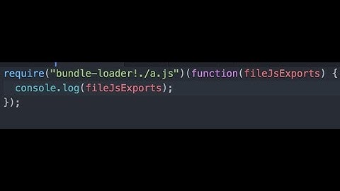 Code Splitting with a loader in Webpack - ProgrammingTIL 59 Webpack Tutorial Video Screencast 0009