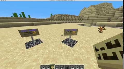 CMI: Make Sell Signs with Interactive Commands