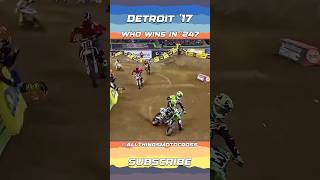 The 2017 Detroit Supercross, Who wins in 2024? #supercross #motocross #dirtbike