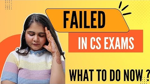 FAILED in CS Exams 😢😢🤕 Will it affect your future 😭?? What Next ?  CS Diksha Joshi #csresults #icsi