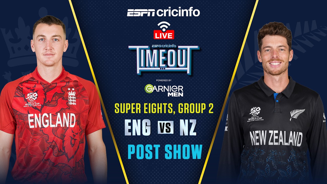 New Zealand vs England Post-match LIVE | T20 World Cup 2026 Super 8 | NZ vs ENG match review
