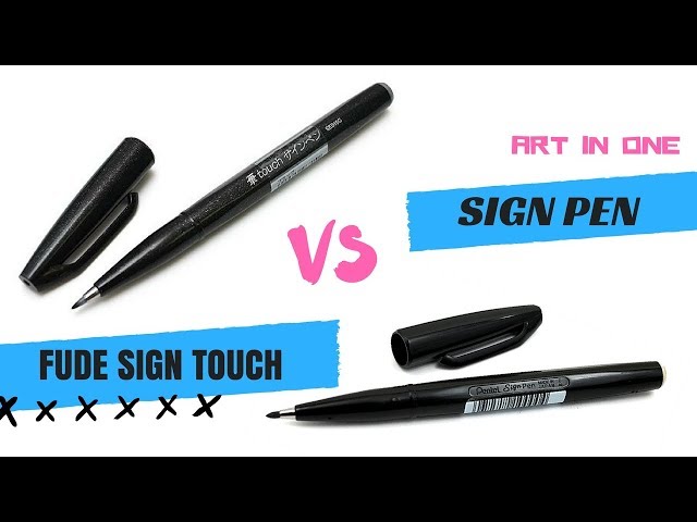 What Is A Sign Pen? [Pentel Sign Pen Review] 