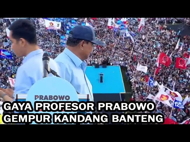 Kayak Profesor, Probowo Tampil Bla Bla Bla - Gibran Sapa Projo Semut Ireng class=