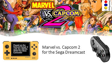 Retroid Pocket 2 - Sega Dreamcast Marvel vs Capcom 2 with the 8BitDo Xbox Controller