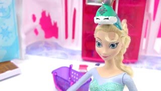 Princess Anna Play Ice Cream Elsa Scoops Tower Game+Disney Frozen Dolls Queen Elsa