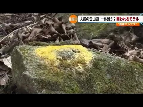 "Placing them next to landmarks...meaningless": Numerous "arrows" painted on hiking trails raise ...