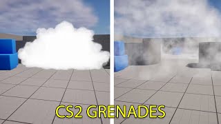 CS2 Smokes reacting to grenades in UE5