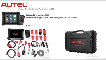 Autel Maxisys Pro, Maxisys Elite, Maxisys Mini, Maxisys MS906 Comparison1