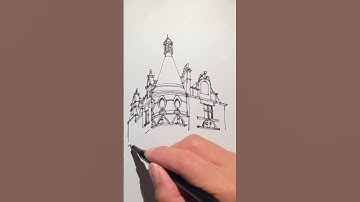 Timelapse Sketch Detail #drawing #architecture #art #trending