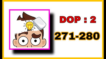 DOP 2: Delete One Part  Level 271 - 280 Walkthrough Solution #answers || Mobile Gaming Junction