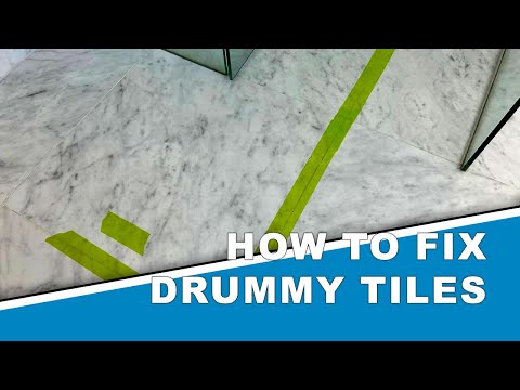 How to Fix Drummy Tiles Without Removing Them