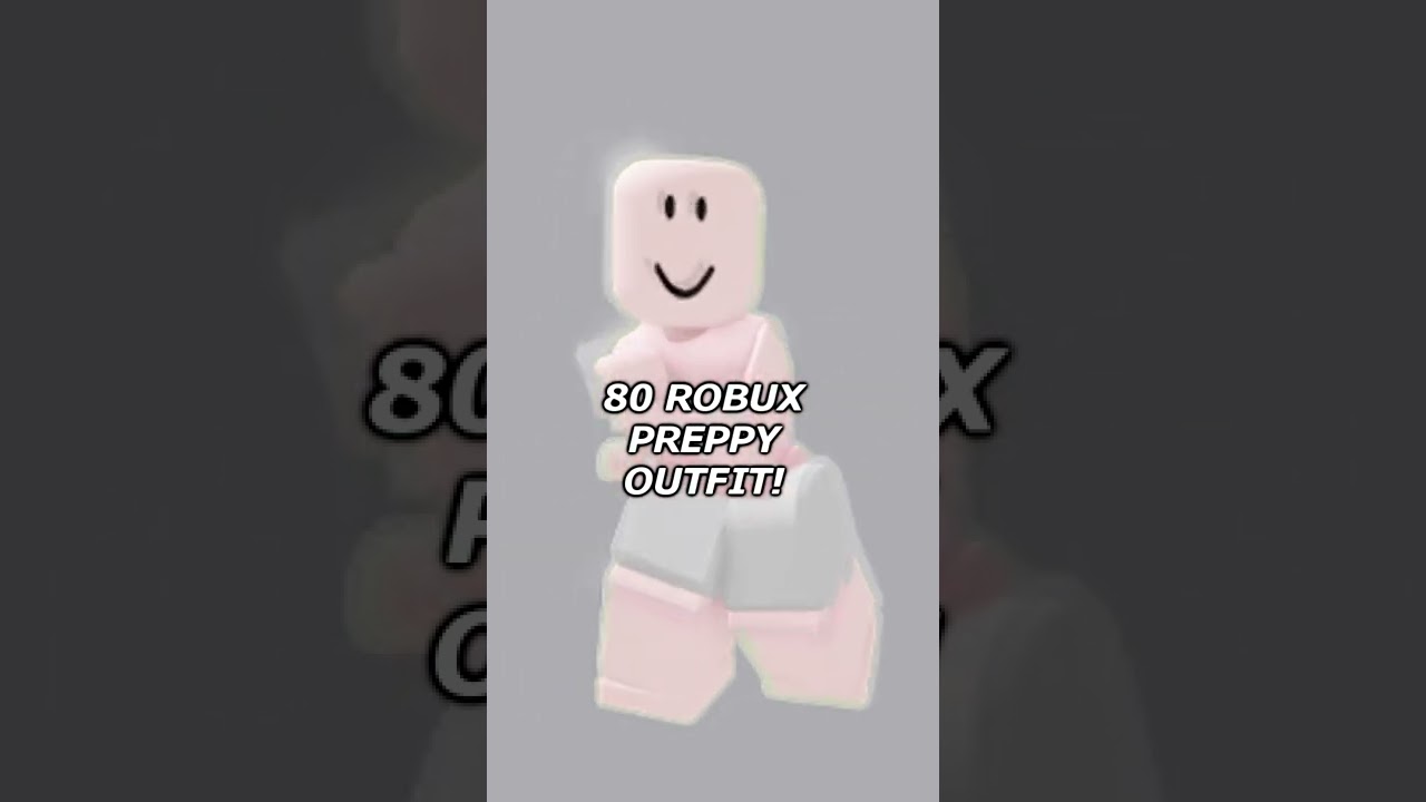 Preppy fit for 80 robux = 99p ⚡️🌺 // #preppy #99p #80robux #robux #